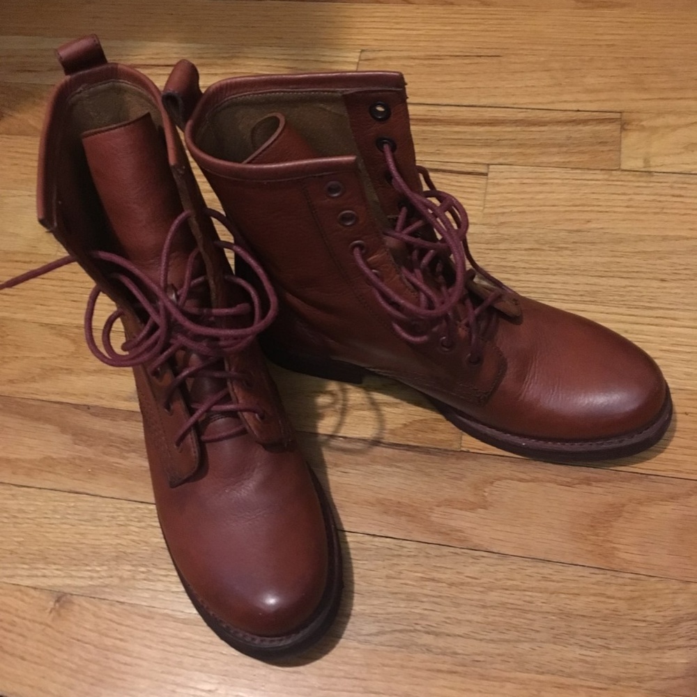 Frye Veronica Combat Boots